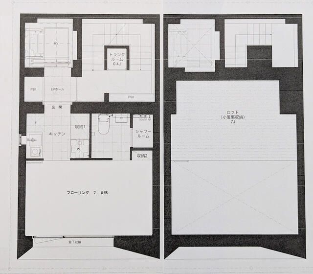 杉並区高円寺南のマンションの間取り