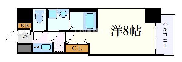 S-RESIDENCE庄内通Northの間取り