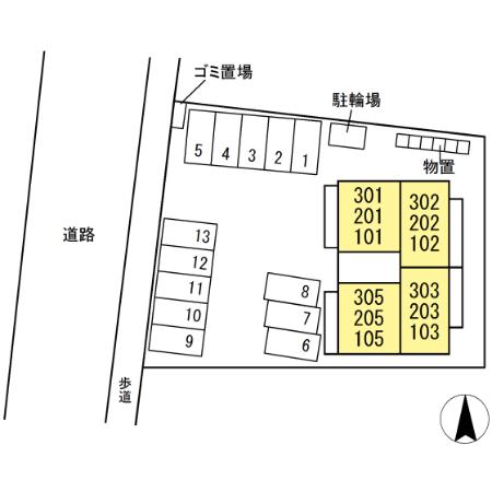 【米子市観音寺新町のアパートのその他】