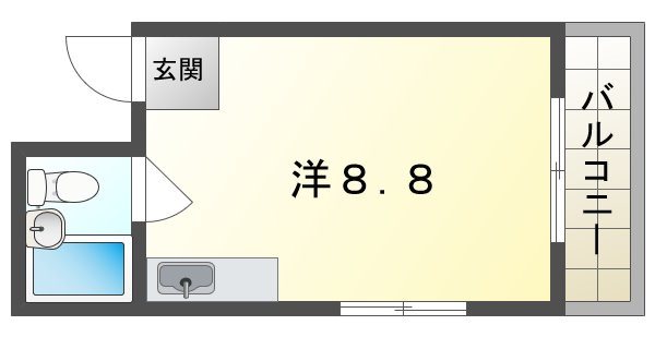 石津ハイツの間取り