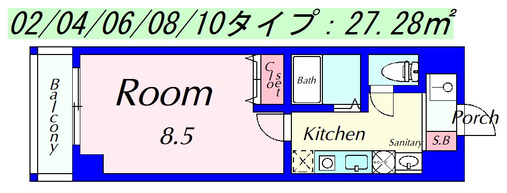 クレアトゥール21の間取り