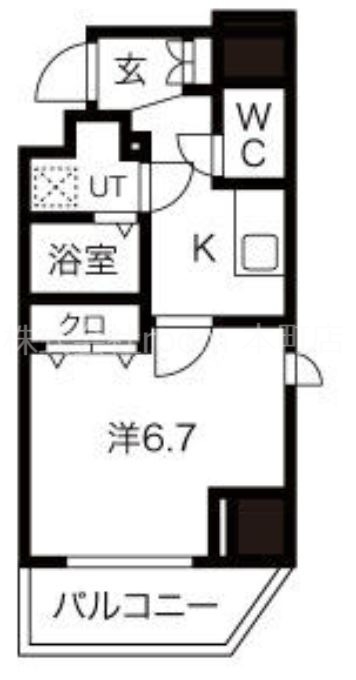 アクアプレイス江戸堀の間取り