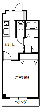 ハイム雄の間取り