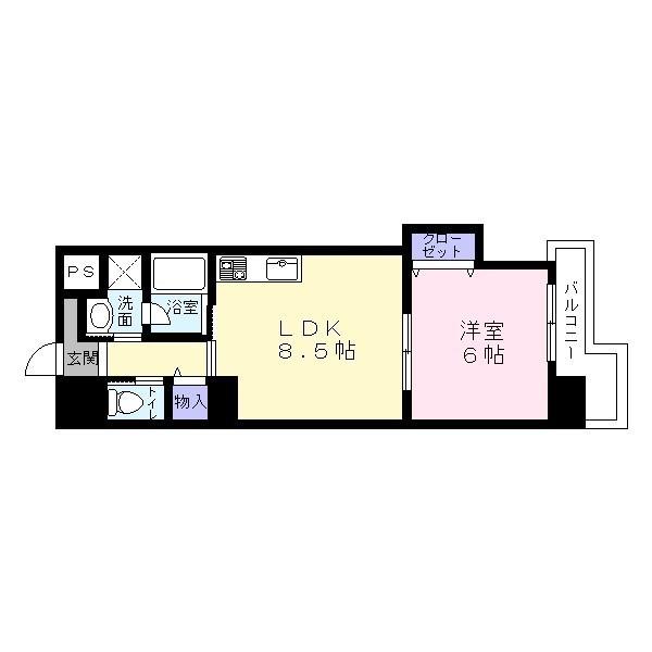 住吉橋ポルトの間取り