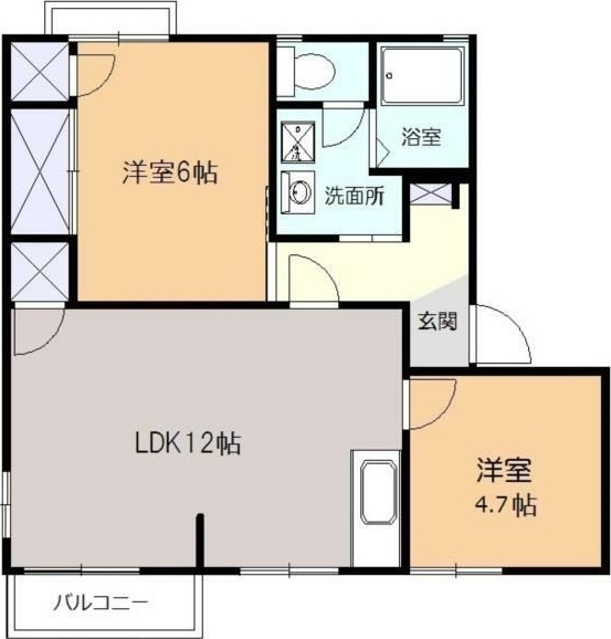 メゾンドエルＡの間取り