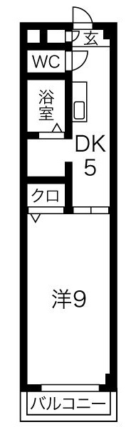 春日井市味美西本町のマンションの間取り