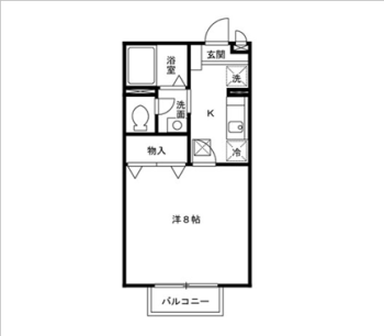 グリーンウェル　Ｂの間取り