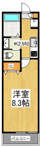 パルク秋津の間取り