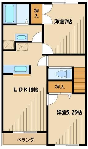 サンバレー清水谷IIの間取り