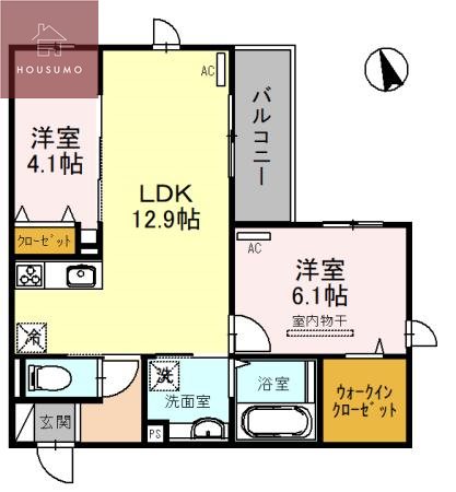 Famille　八尾東の間取り