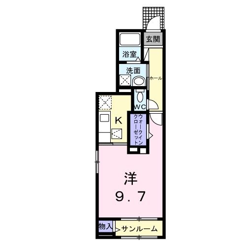 足立区東保木間のアパートの間取り