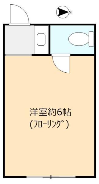 美徳荘（みのりそう）の間取り