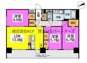 イーストガーデン久留米本町の間取り