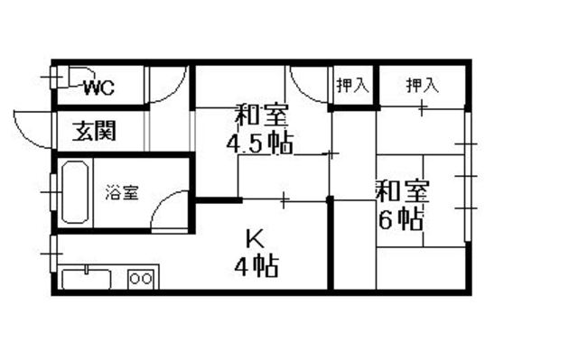 清和荘の間取り