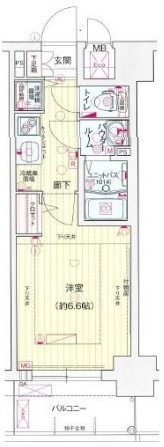 プレサンス梅田北オールの間取り