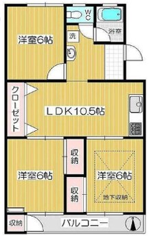 戸田南町団地の間取り