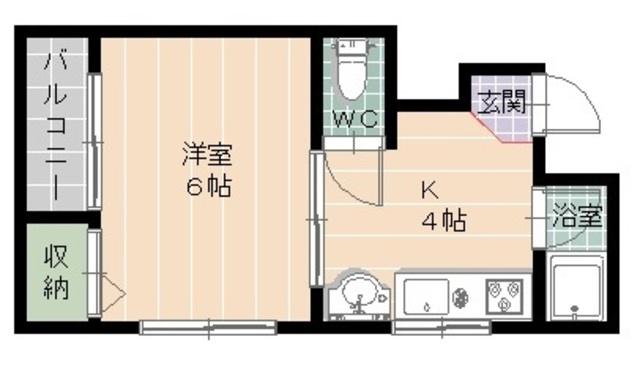 リベラルコーポBの間取り