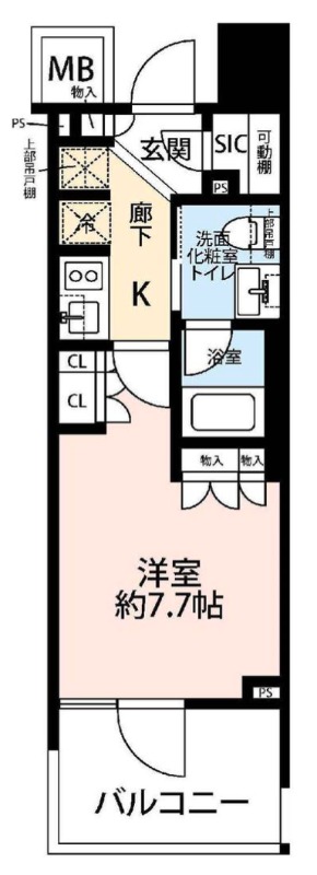 プラウド文京千石スクエアの間取り