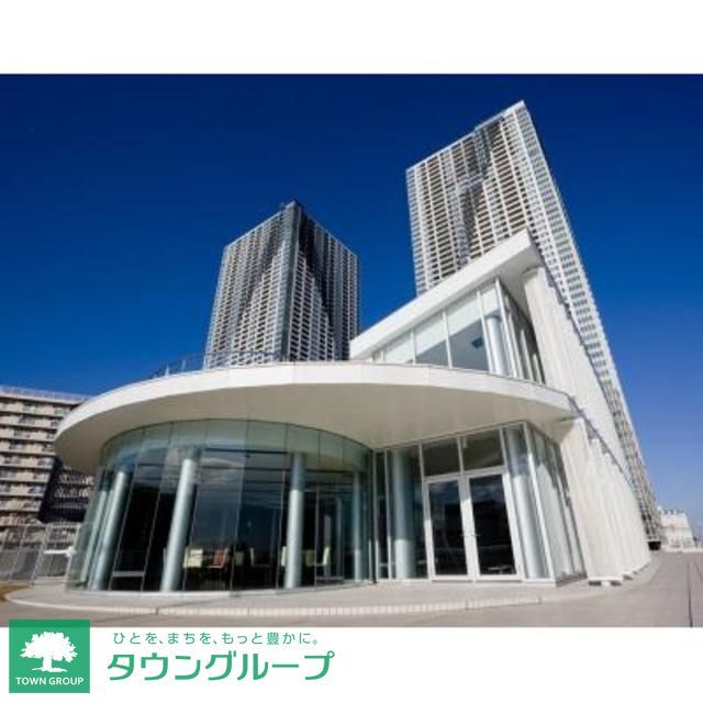 【中央区勝どきのマンションの庭】