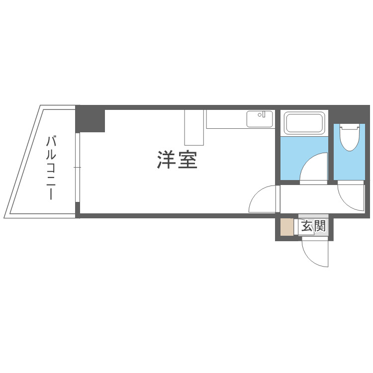 大阪市住之江区北島のマンションの間取り