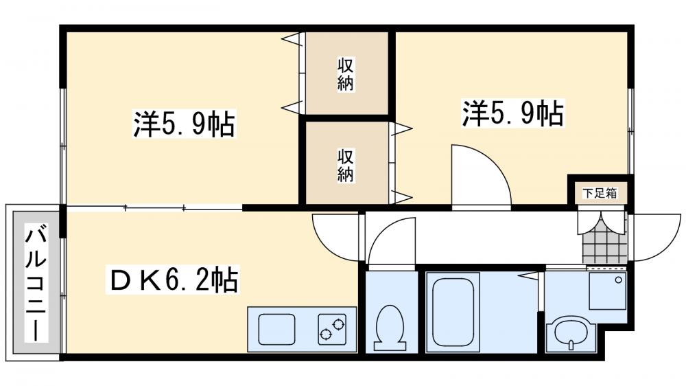 Curum三ヶ森の間取り