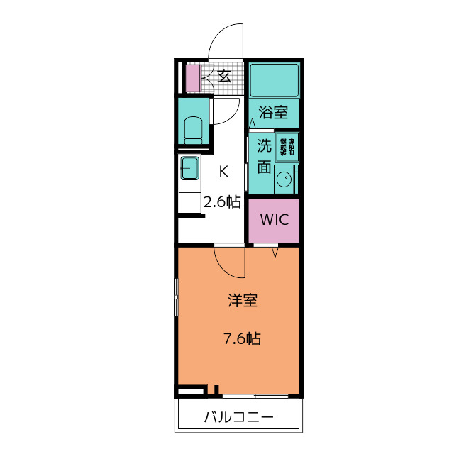 ブルーメＡの間取り