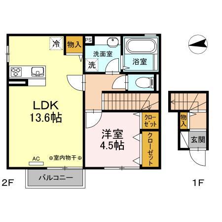 メゾン　エヌズの間取り