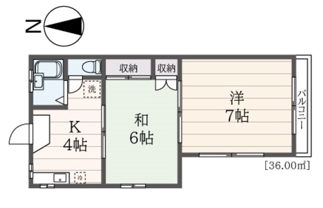 杉並区下高井戸のマンションの間取り