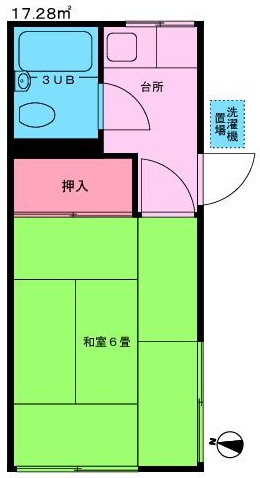 佐久間荘の間取り