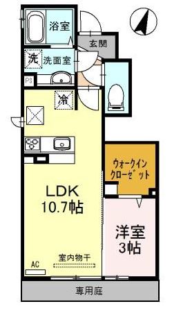 ラフィーネ（大津区北天満）の間取り