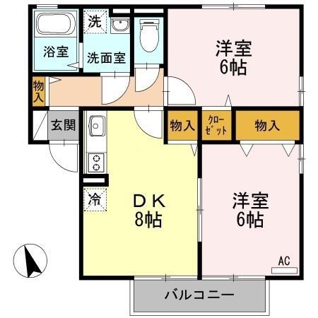 エトワール　Ｂ棟の間取り