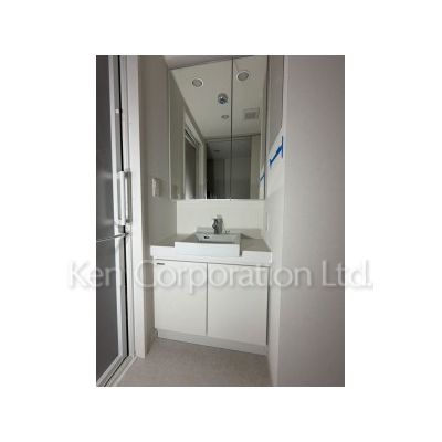 洗面設備　同タイプ1階のお部屋を撮影。仕様が異なることがあります。