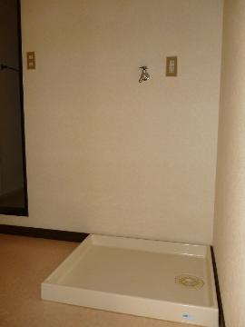 洗面設備　室内洗濯機置場