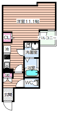 REGIES姫島Iの間取り写真