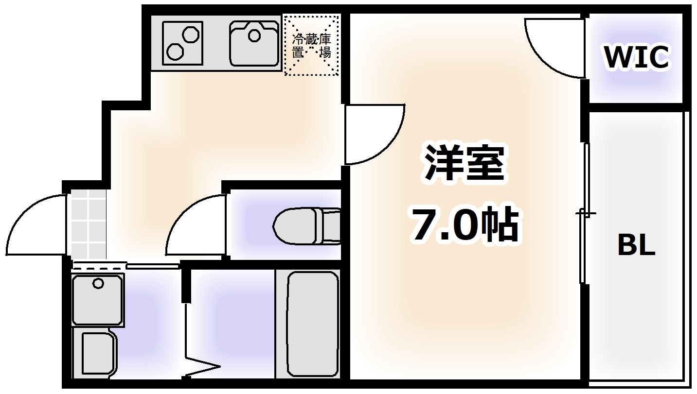 フジパレス鷹合の間取り写真