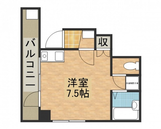 広島市東区牛田東のマンションの間取り