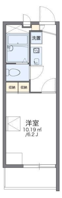 松山市愛光町のマンションの間取り