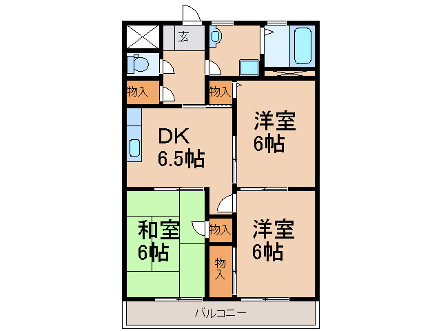 えだのマンションの間取り