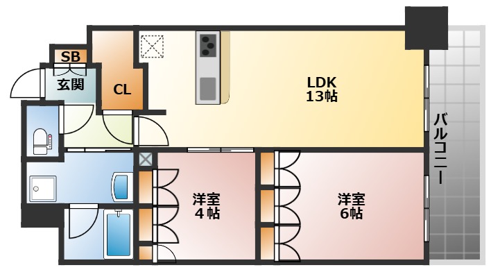 RJR堺筋本町タワーの間取り