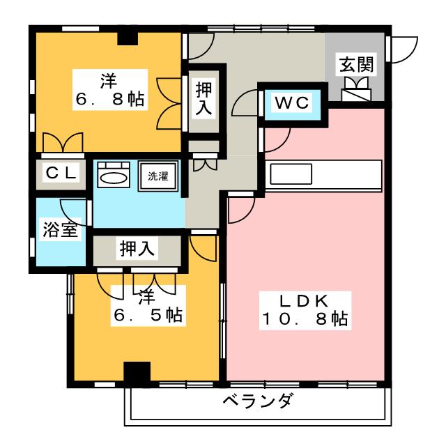 第２中央ビルディングの間取り