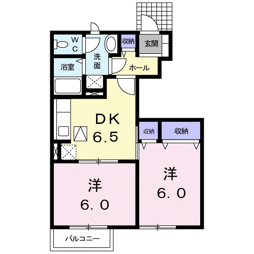 ラフィーネカナヤの間取り