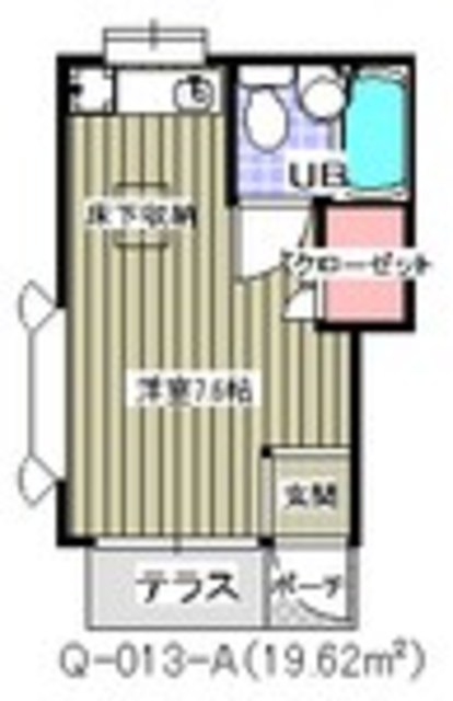 ローズアパートQ13の間取り