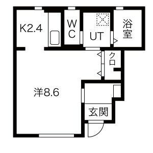 Bonheur常盤台B棟の間取り