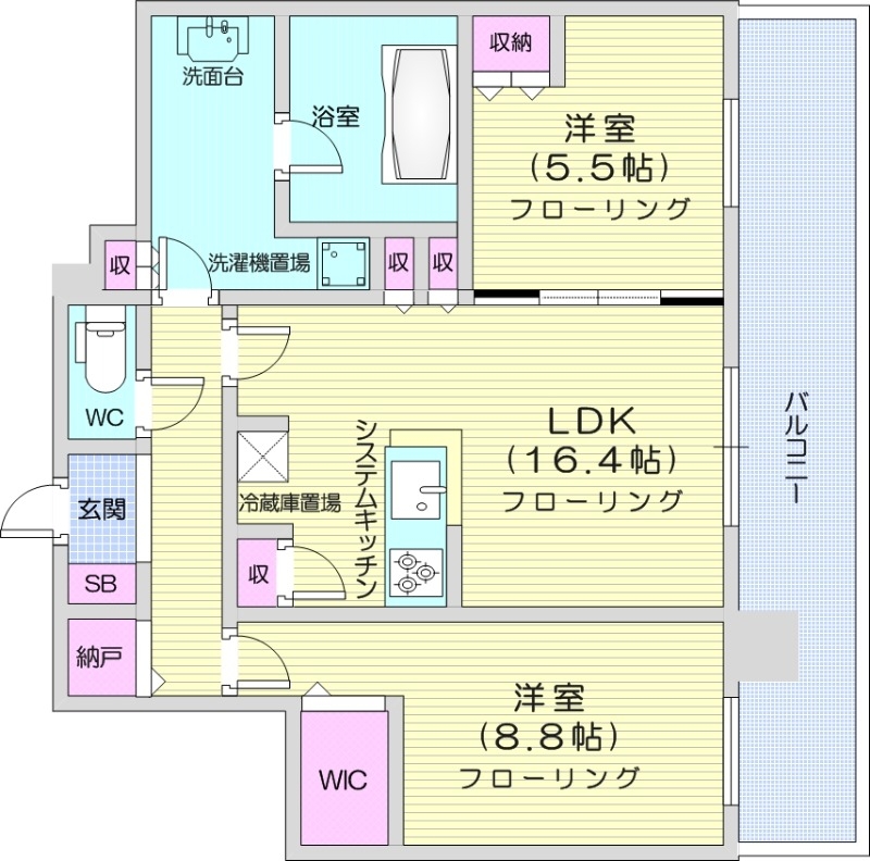 ONE札幌ステーションタワーの間取り