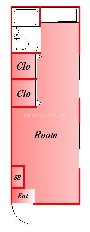 品川区東大井のアパートの間取り