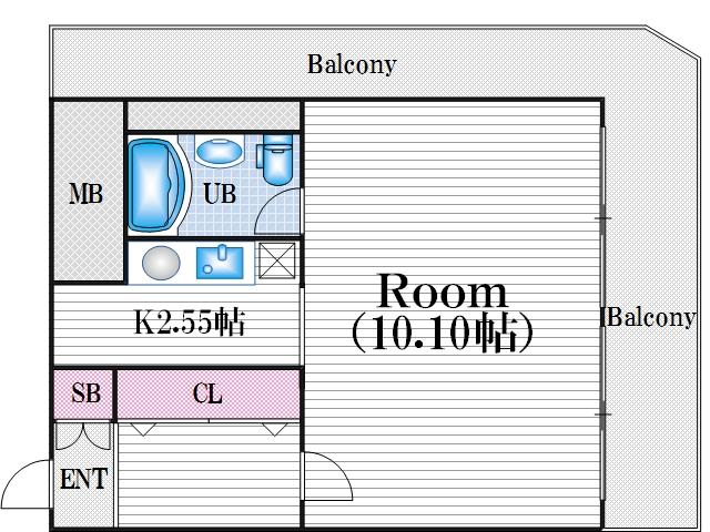 梅田レジデンスTOWERの間取り