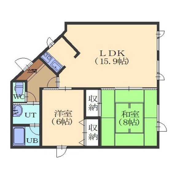 ＲＥＳＩＤＥＮＴＩＡＬ　ＯＦ　ＣＵＢＩＣの間取り