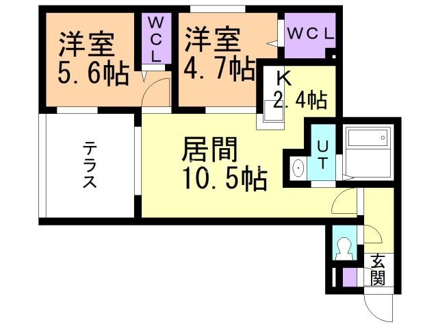 S-RESIDENCE元町alectraの間取り