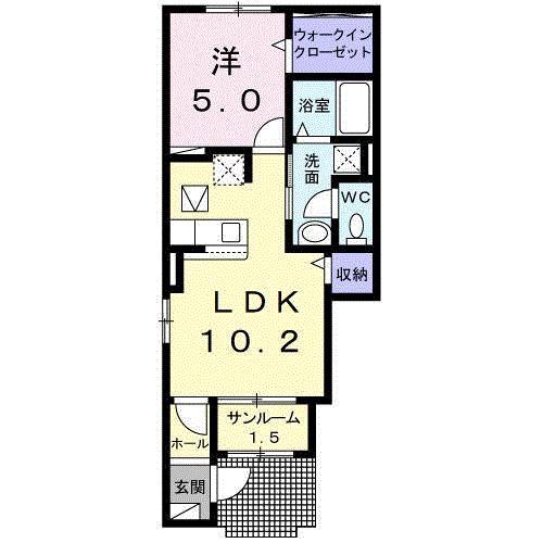 ［大東建託］ル・ヴィヴォント　（おいらせ町）の間取り