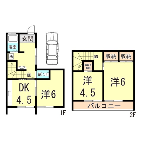 名谷町テラスの間取り